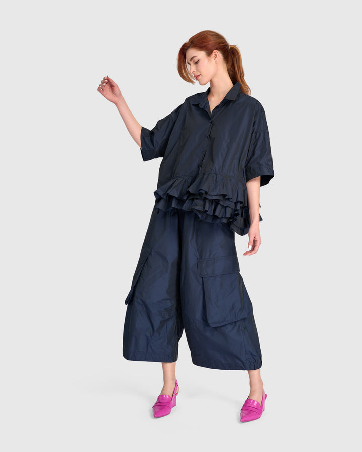 Match Ruffled Shirt, Ink
