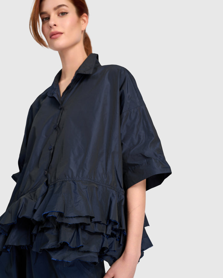 Match Ruffled Shirt, Ink