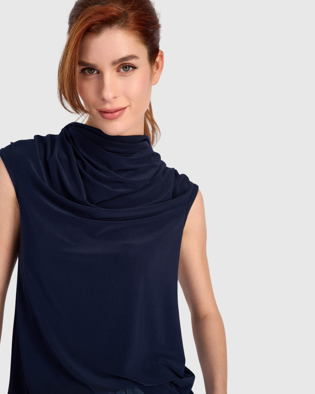 Fluid Slinky Savoir Top, Navy