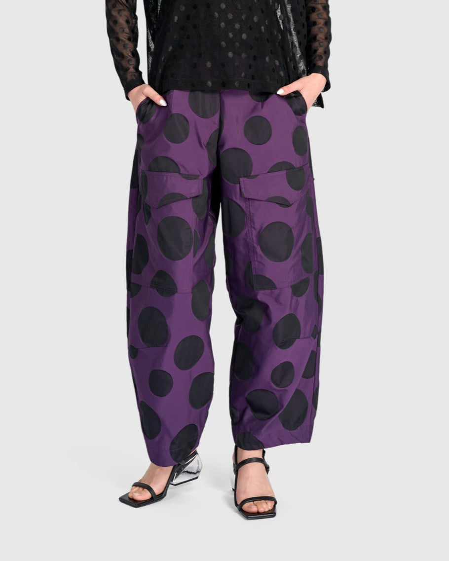Tyrian Barrel Pants, Plum