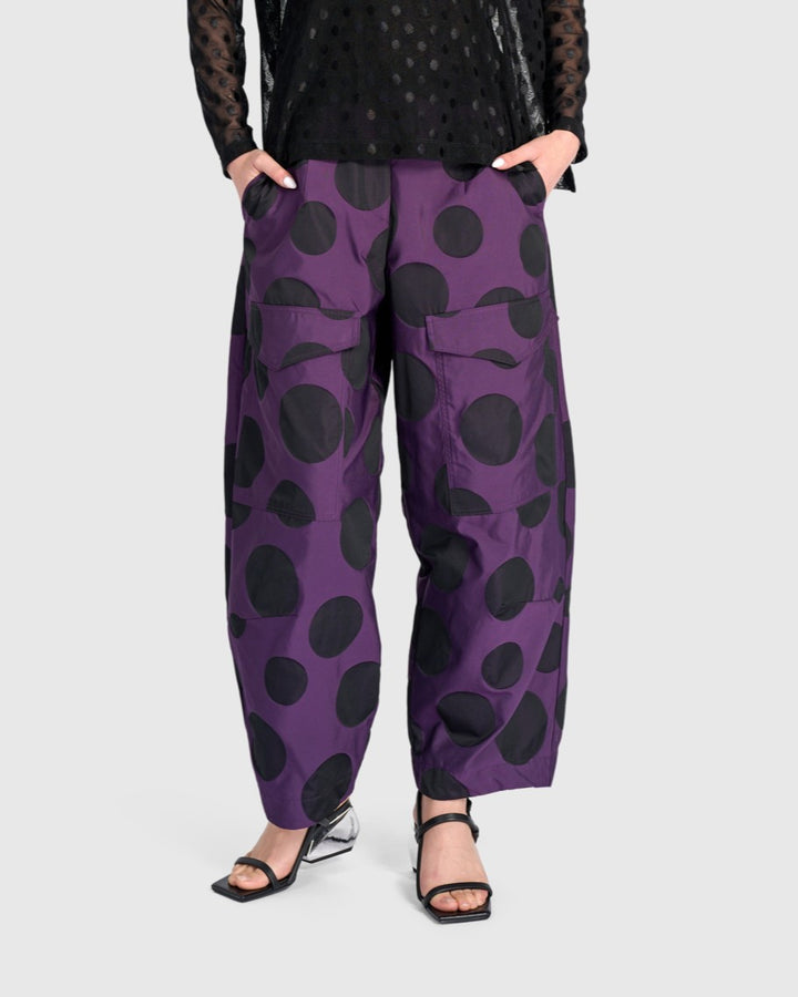 Tyrian Barrel Pants, Plum