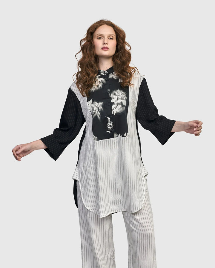 Giovanna Tuxedo Shirt, Mono