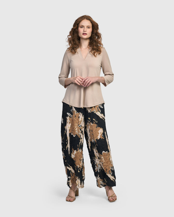 Ristretto Wide Leg Pants, Shimmer
