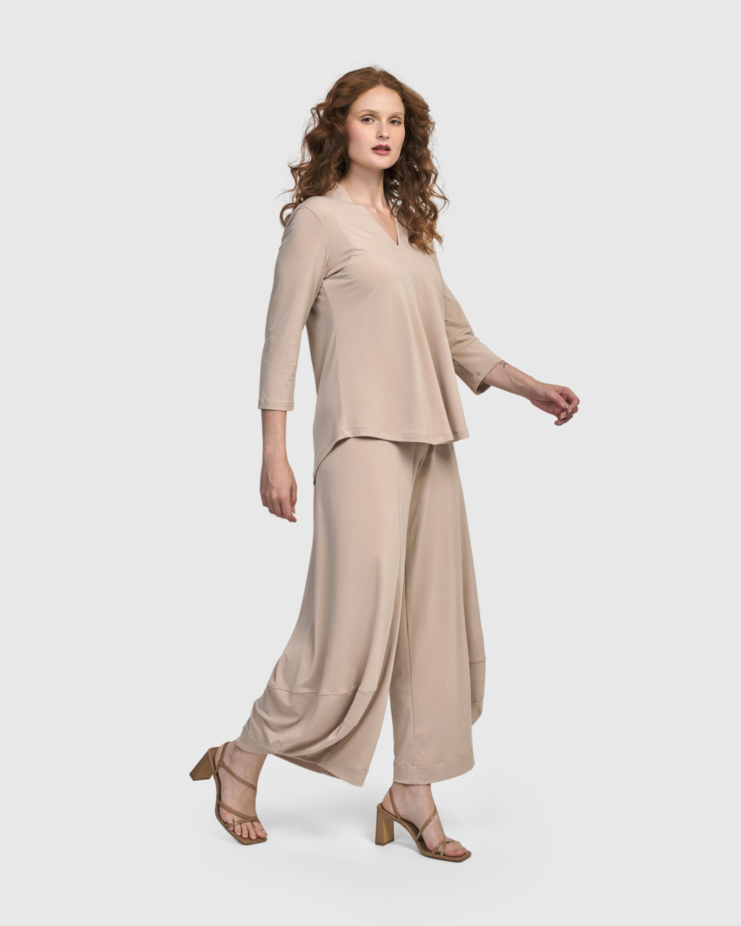 Willow Punto Pants, Champagne