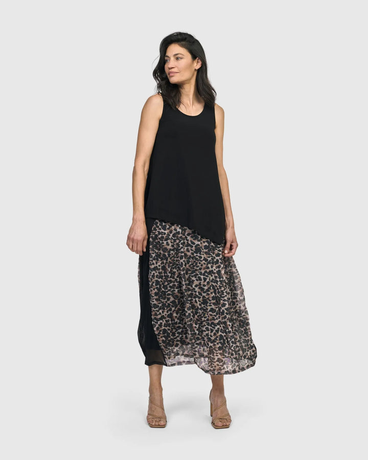 Adriana Midi Skirt, Leopard