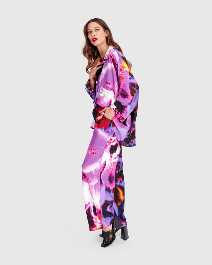 Roji Chiffon Shirt, Orchid