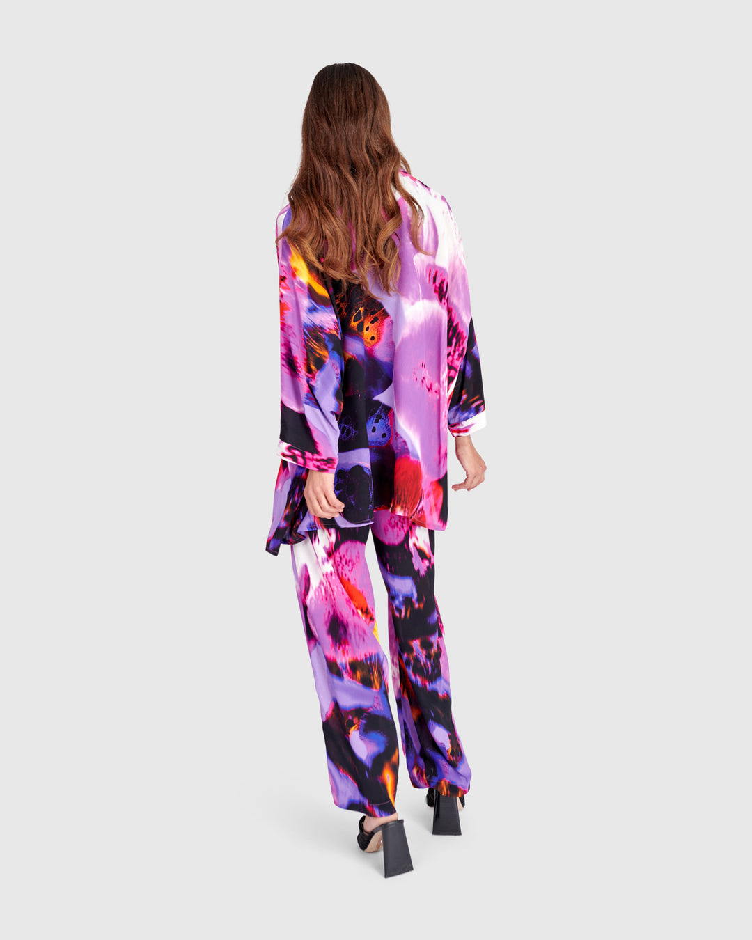 Roji Chiffon Shirt, Orchid