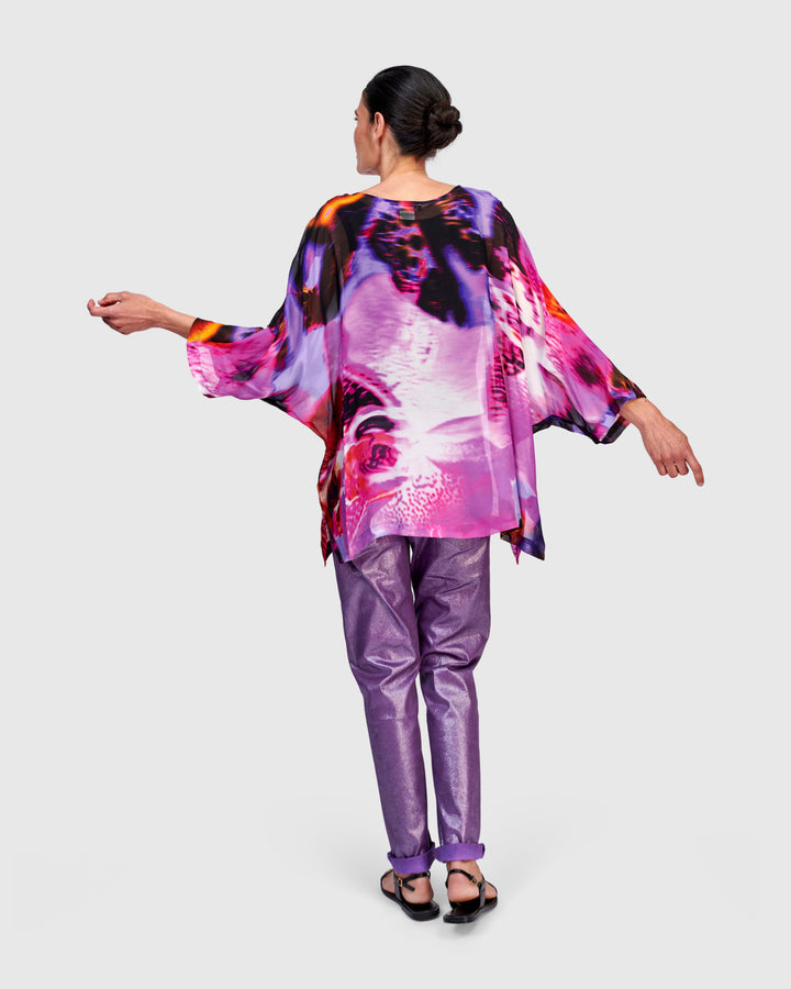 Yaen Chiffon Top, Orchid