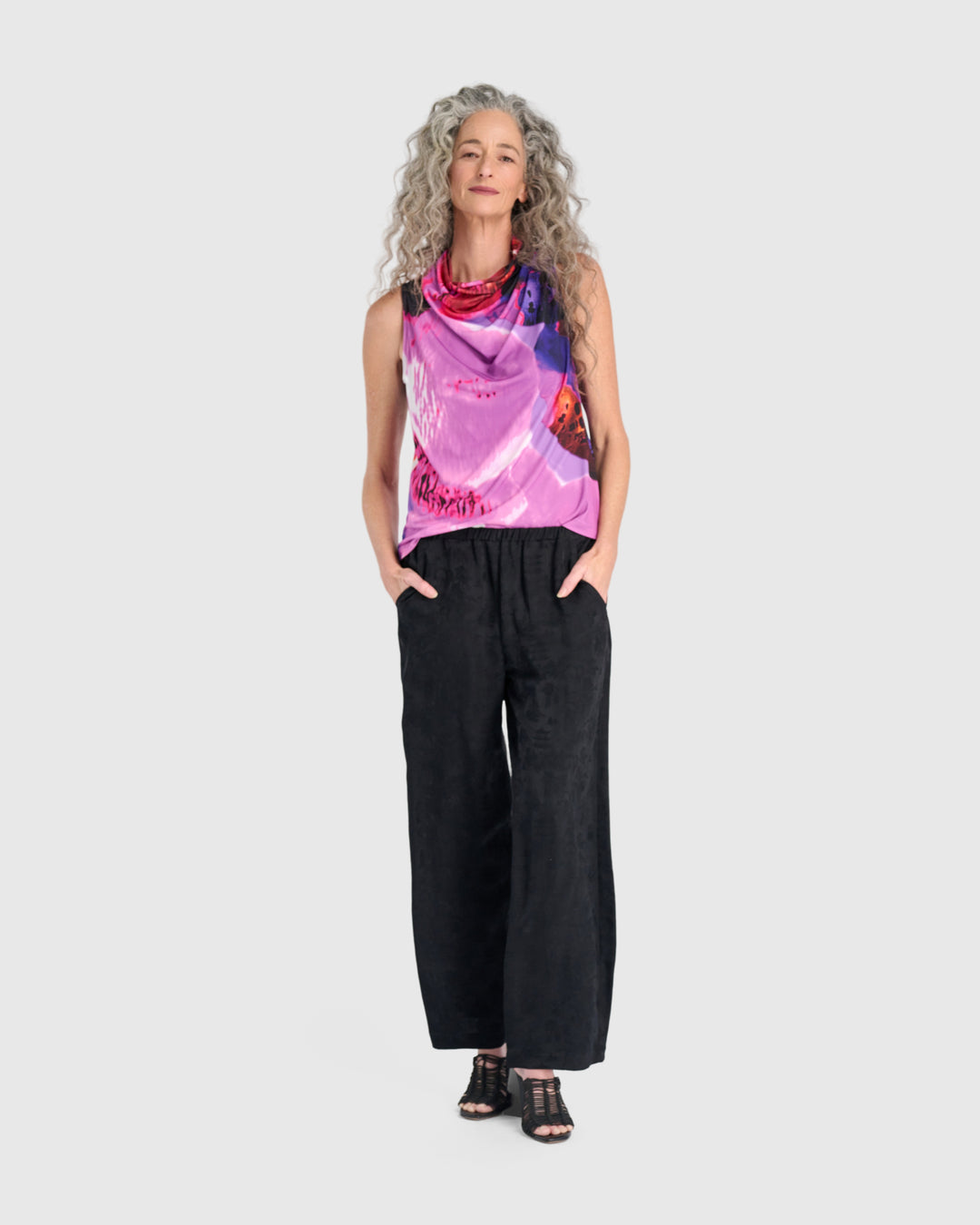 Roji Cowl Tank, Orchid