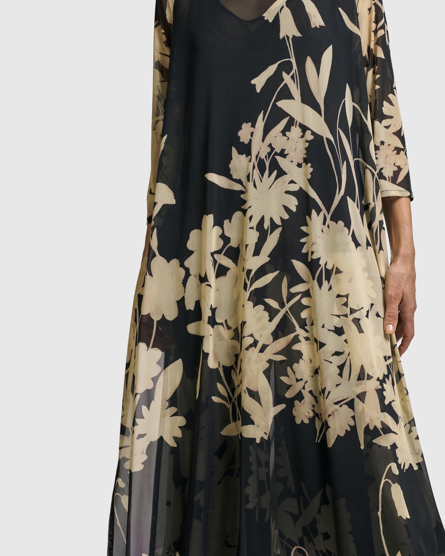 Gardenia Tunic Dress, Floral – Alembika U.S.