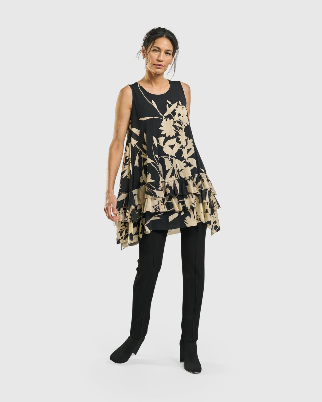Goldfinch Sleeveless Top, Floral
