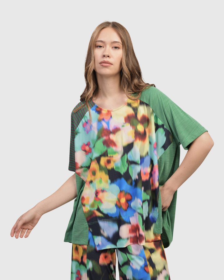 Forget-Me-Not Trapeze Top, Garden