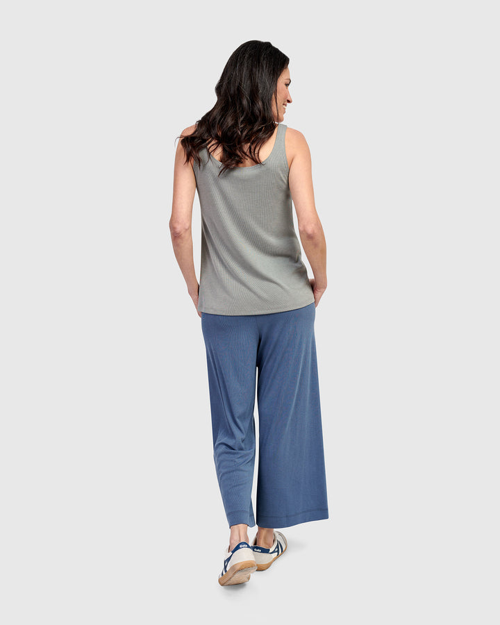 Essential Relaxed Tank Top, Saladine