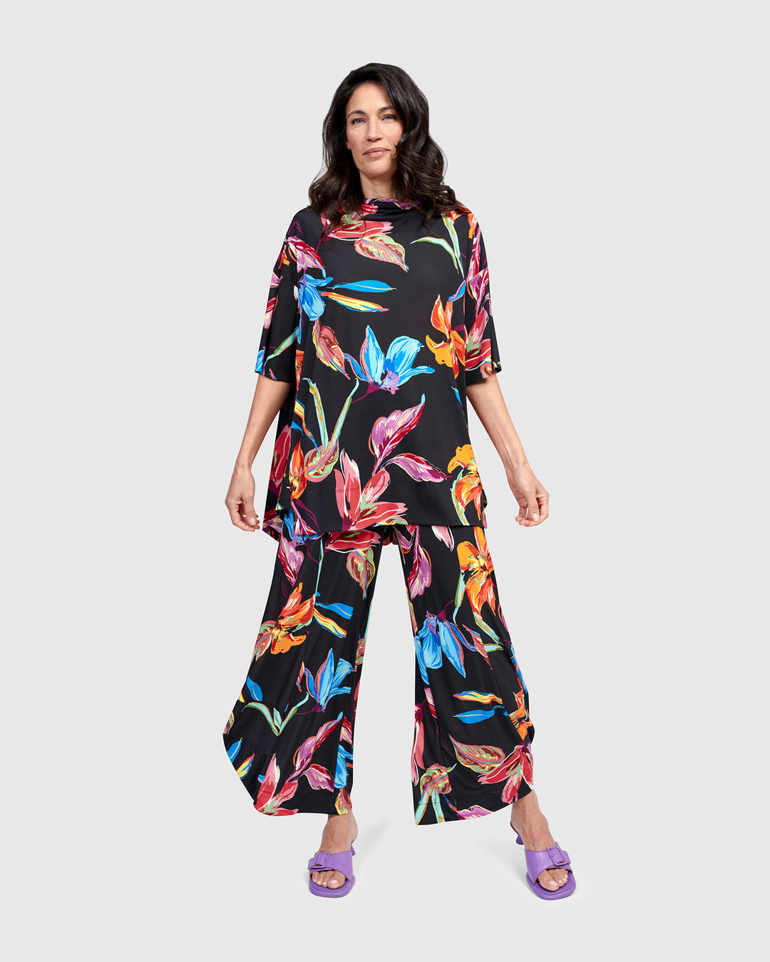 Tropical Punto Pants, Bloom