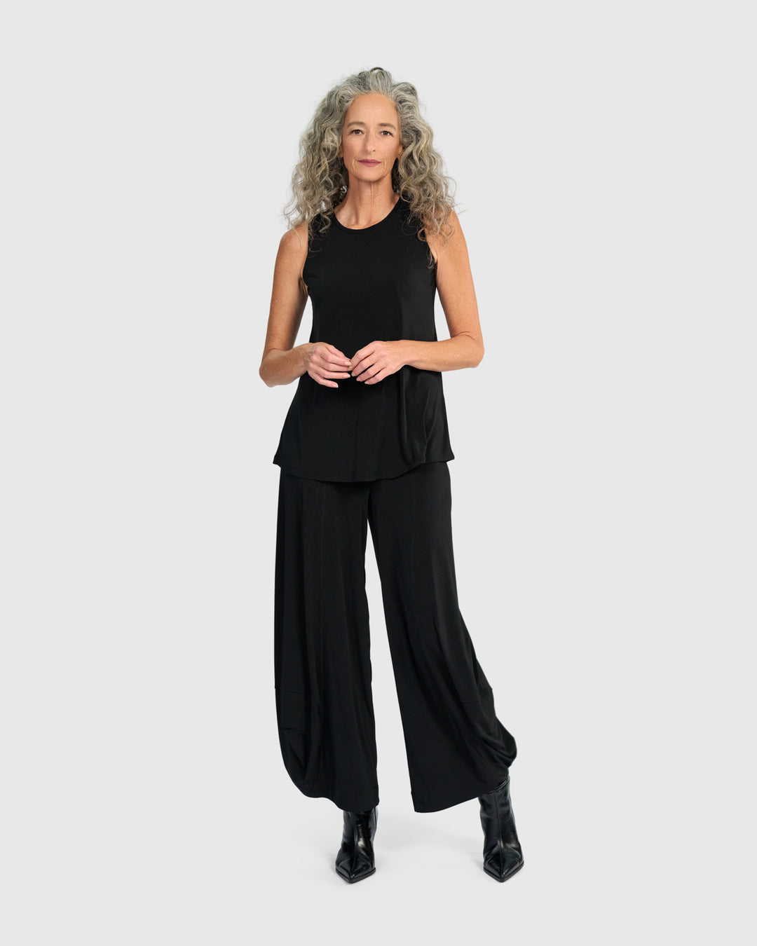 Essential Slinky Punto Pants, Black