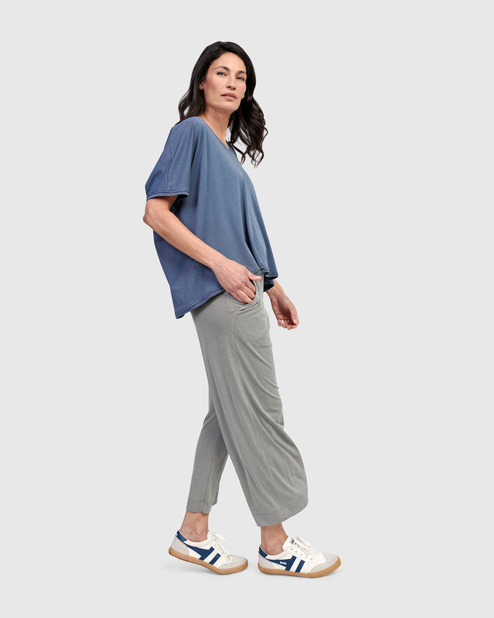 Essential Breeze Tee, Blue Mist