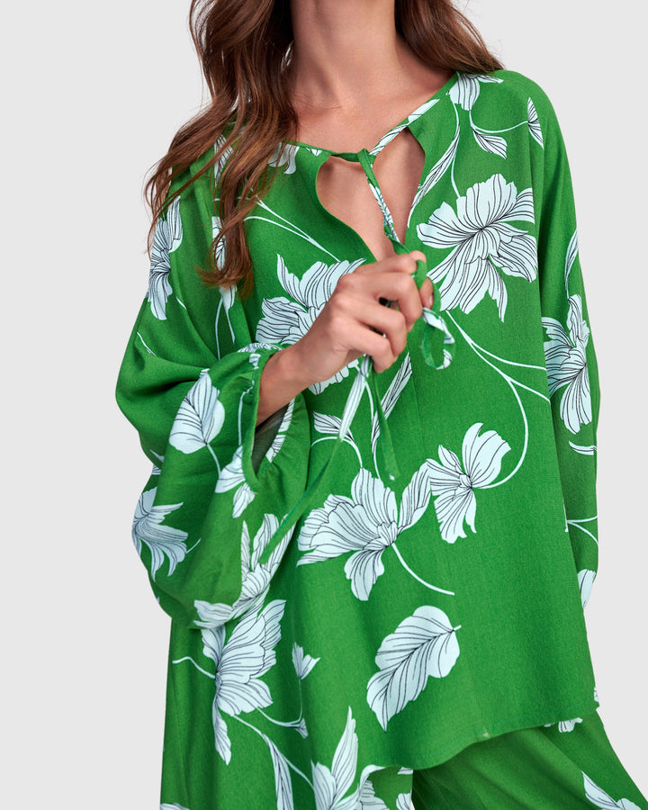 Oasis Blouse, Waterlilly
