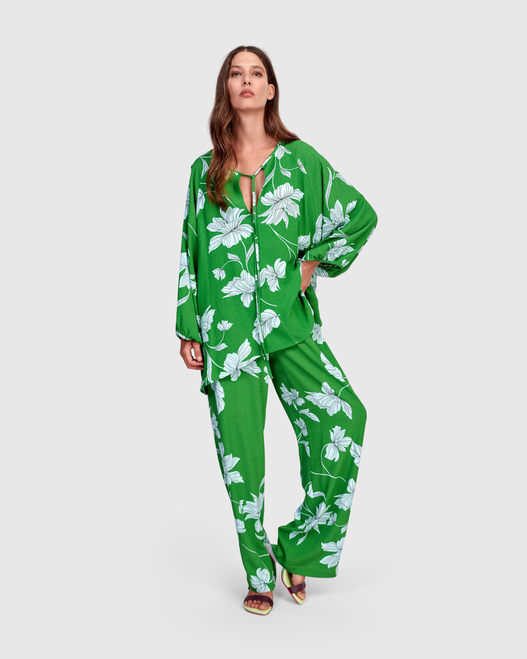 Oasis Blouse, Waterlilly