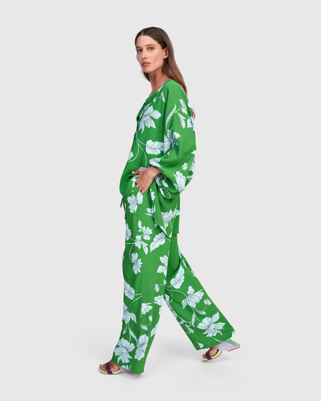 Oasis Blouse, Waterlilly