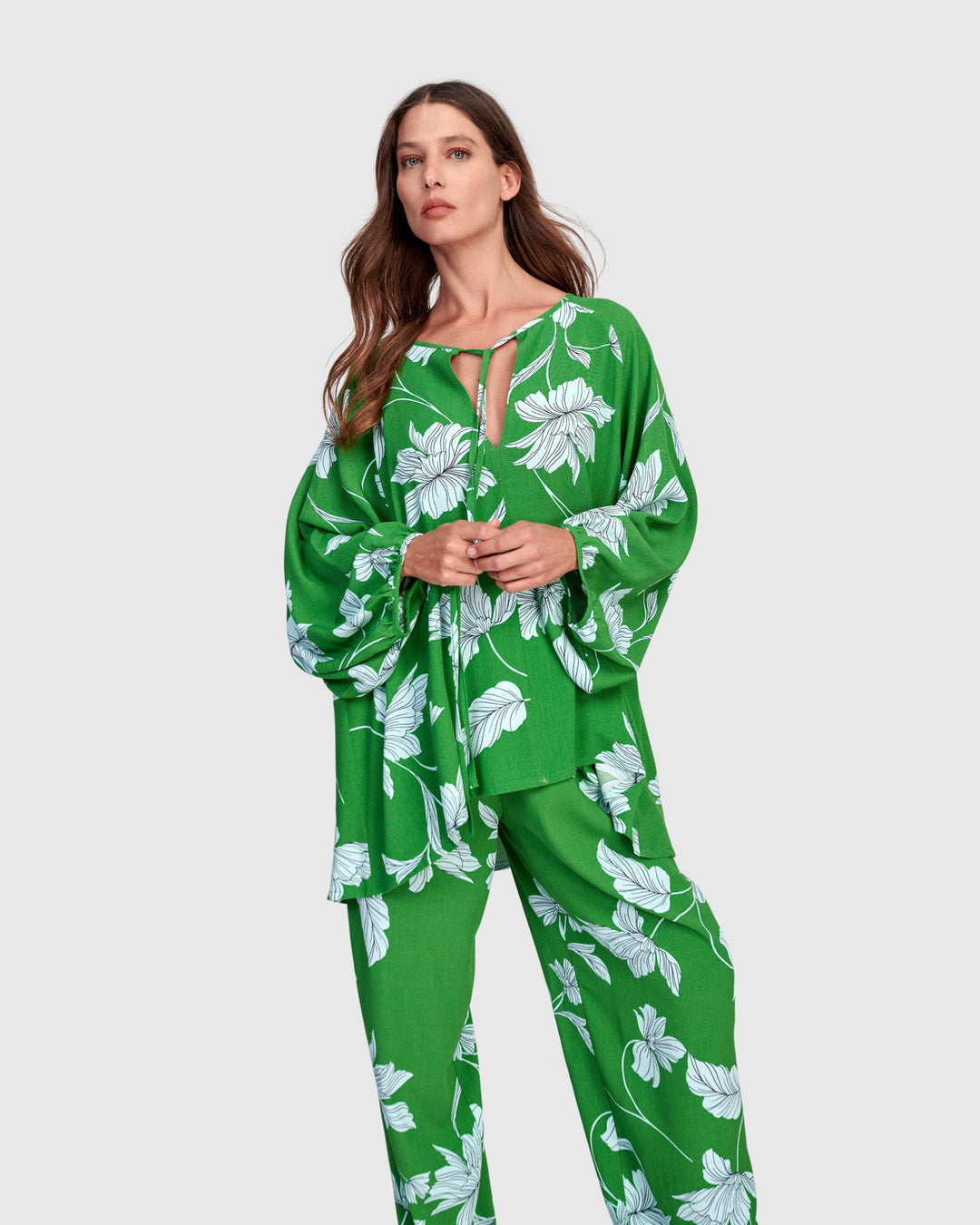 Oasis Blouse, Waterlilly