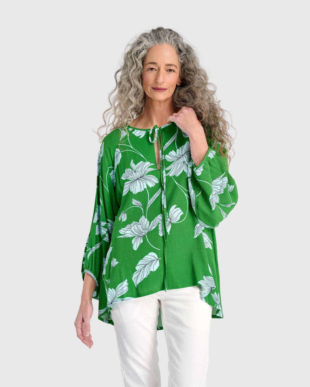 Oasis Blouse, Waterlilly