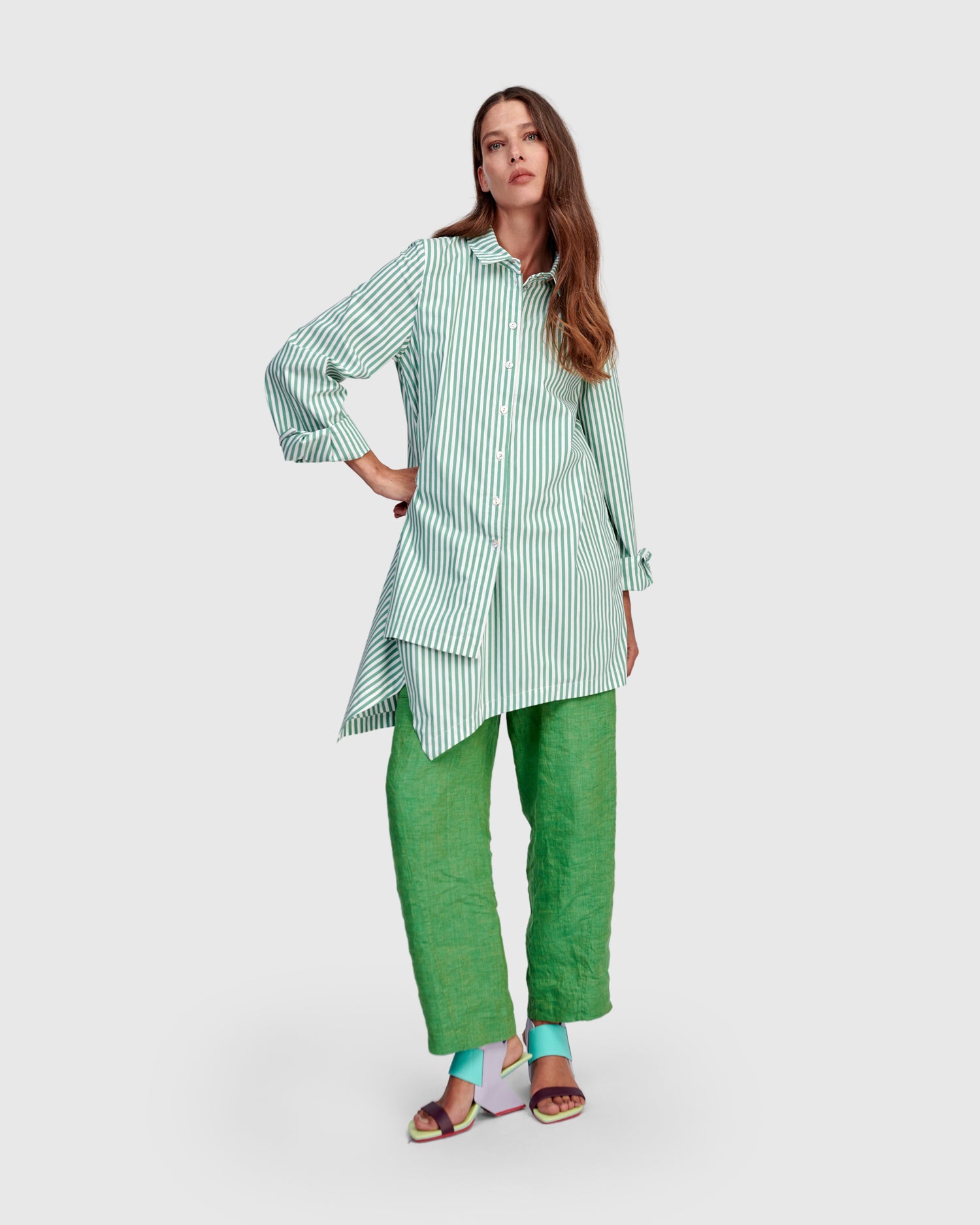 Linen Vacation Pants, Mojito – Alembika U.S.