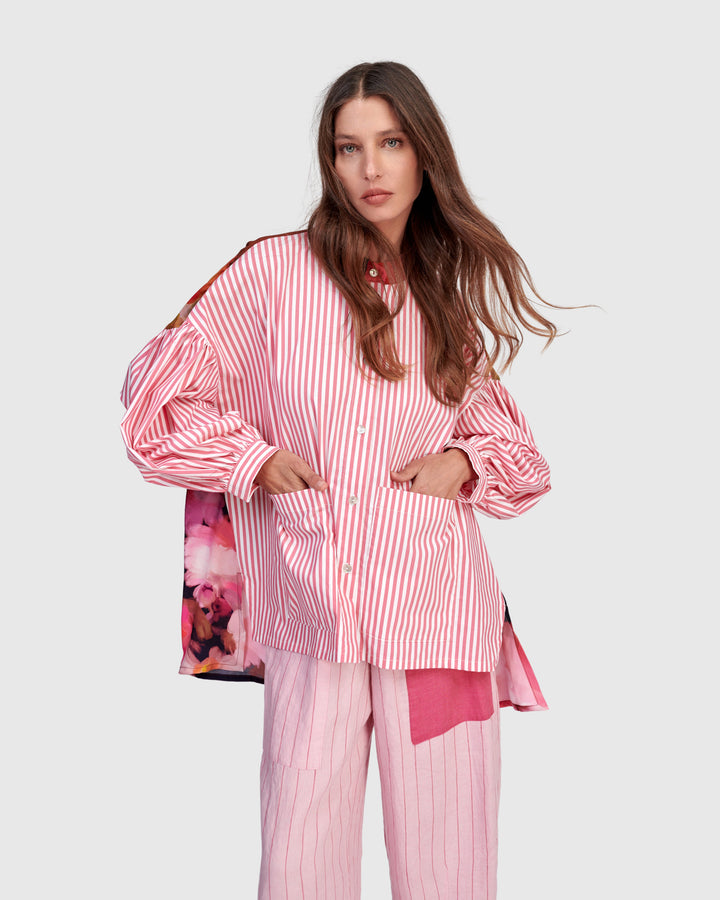 Paradise Puff Shirt, Bloom