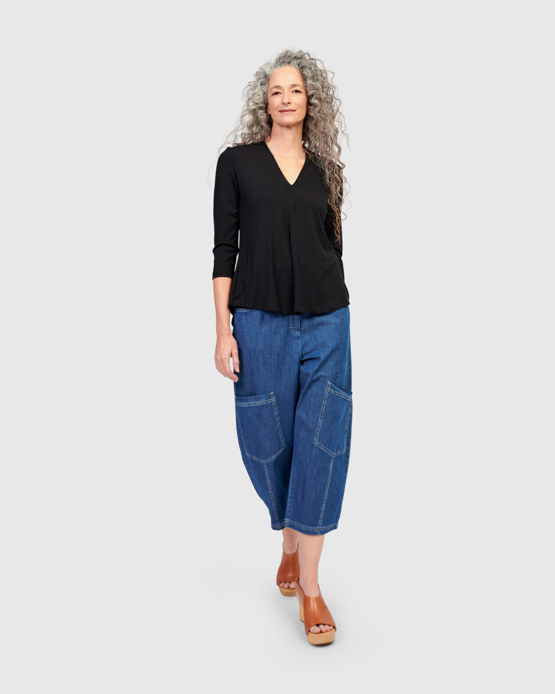 Palma Capri Pants, Denim