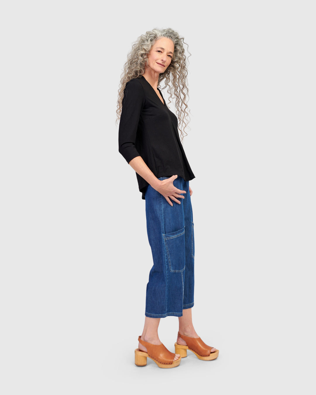 Palma Capri Pants, Denim