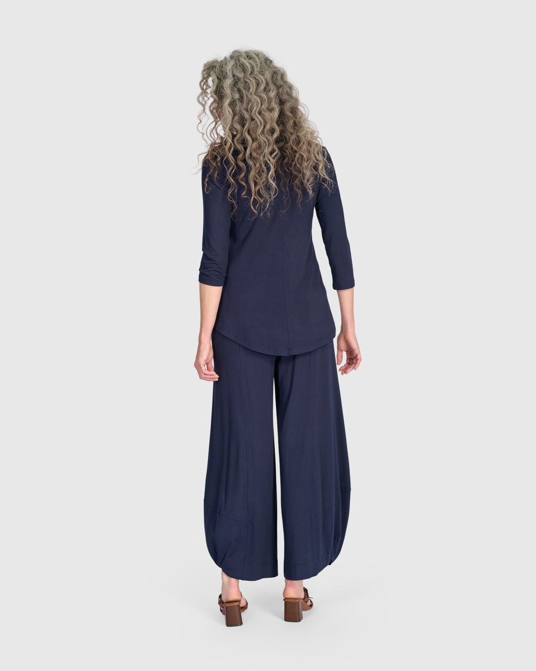 Essential Punto Pants, Navy