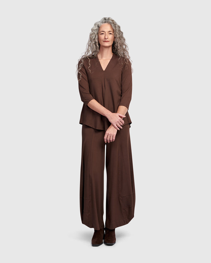 Essential Punto Pants, Umber