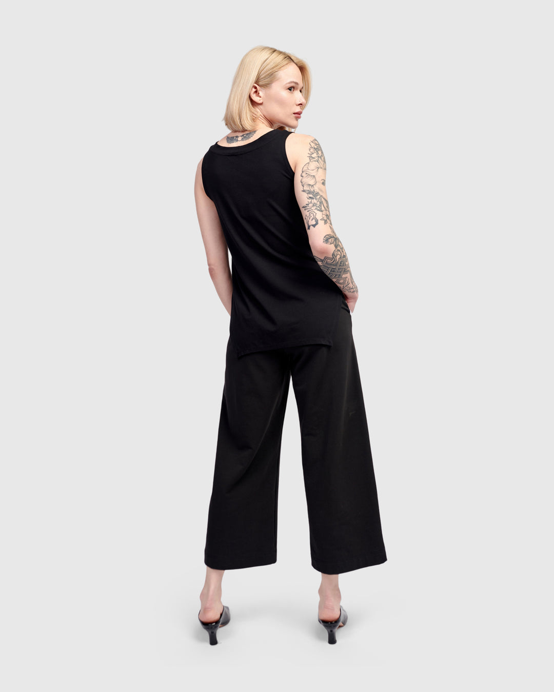 Olivia Lounge Pants, Black/White