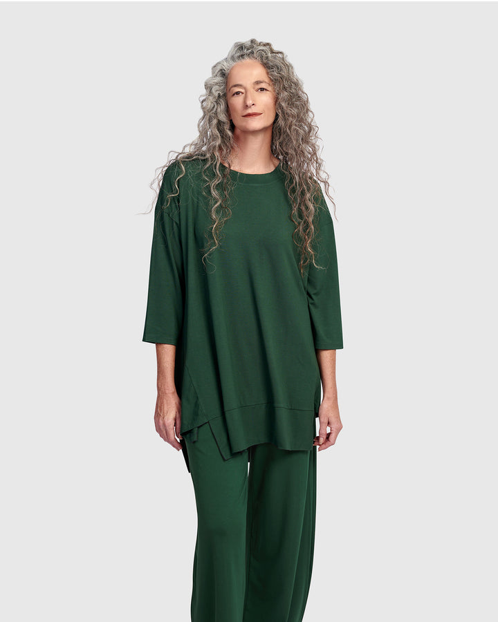 Essential Oversized Trapeze Top, Jungle