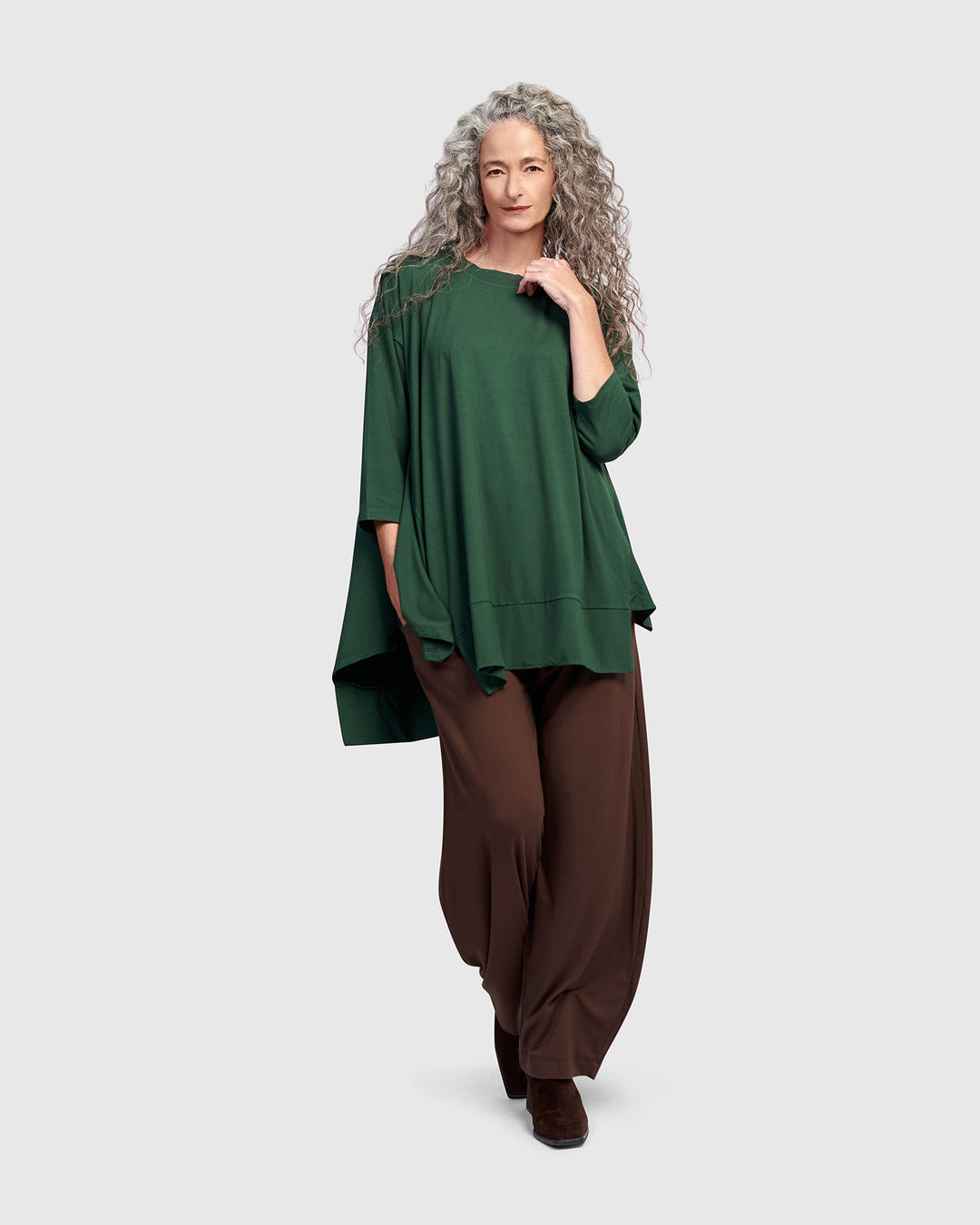 Essential Oversized Trapeze Top, Jungle