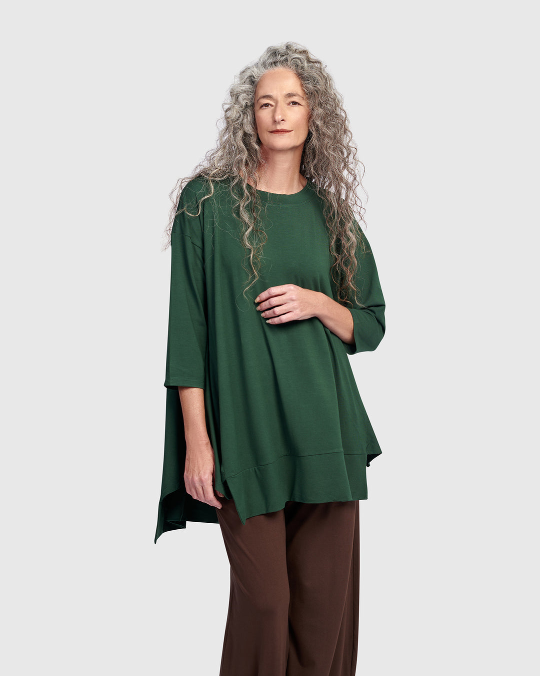 Essential Oversized Trapeze Top, Jungle