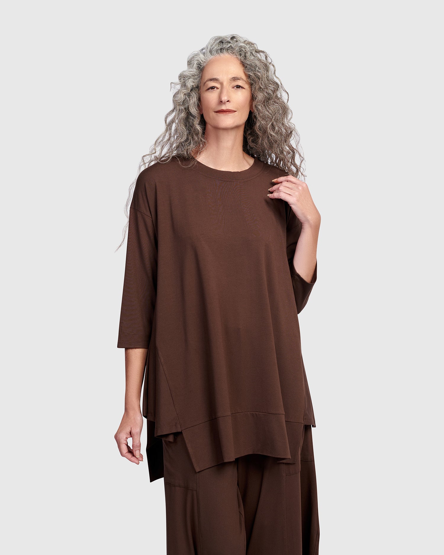 Trapeze Top & Pockets Punto Bundle, Umber