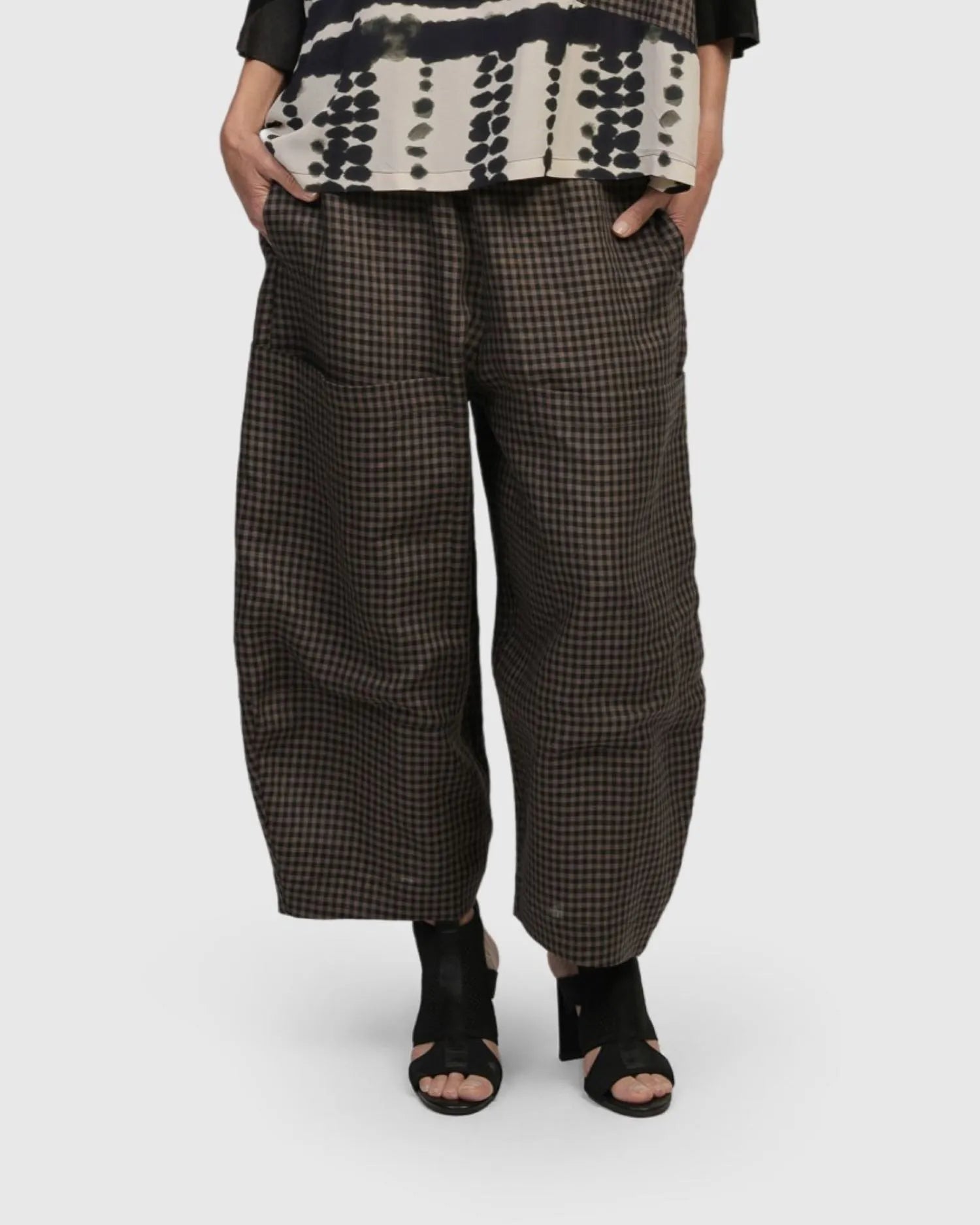 Pisco Balloon Pants, Plaid – Alembika U.S.
