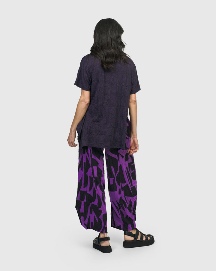 Aura Relaxed Tee, Violet