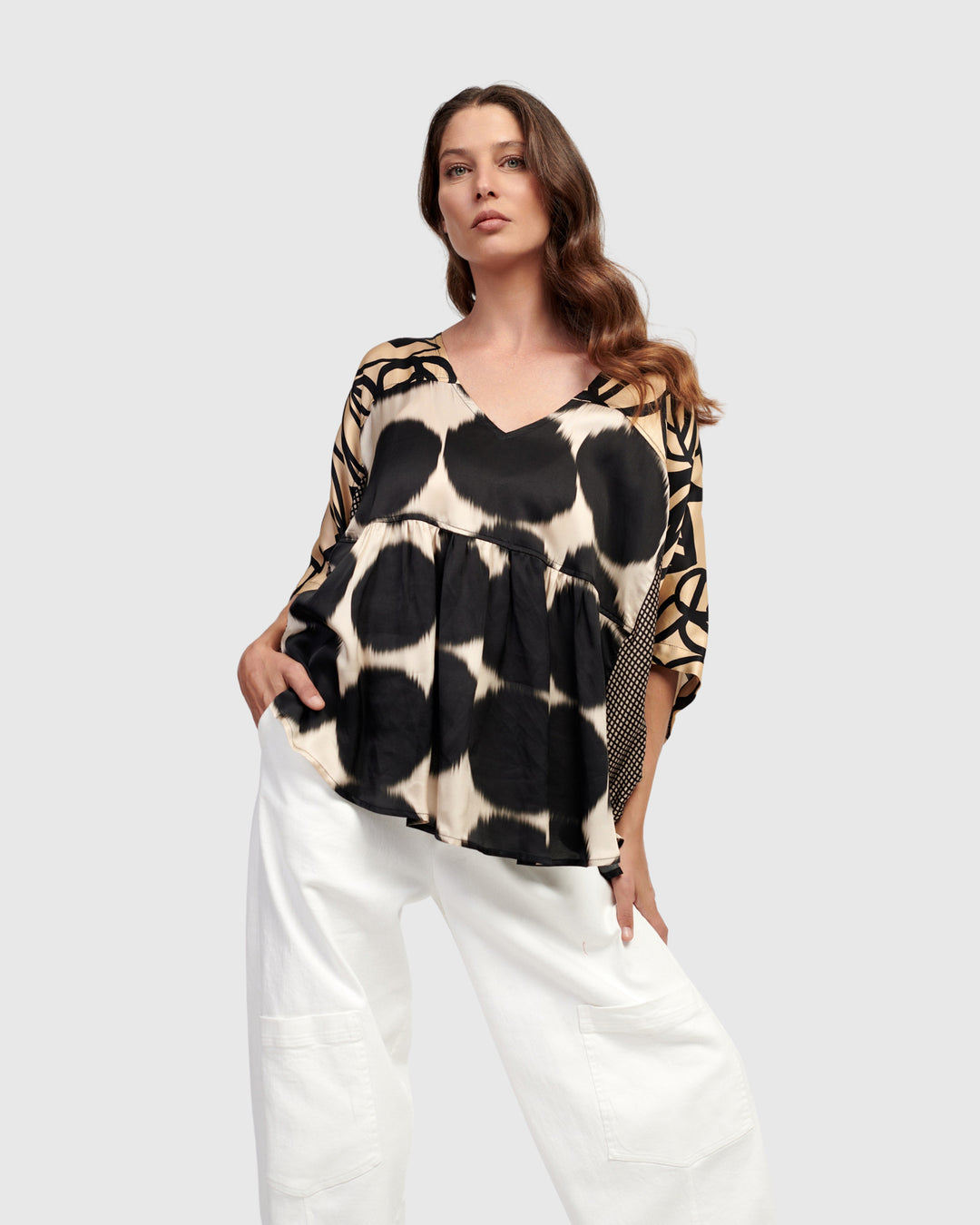 Skye Butterfly Blouse, Serene