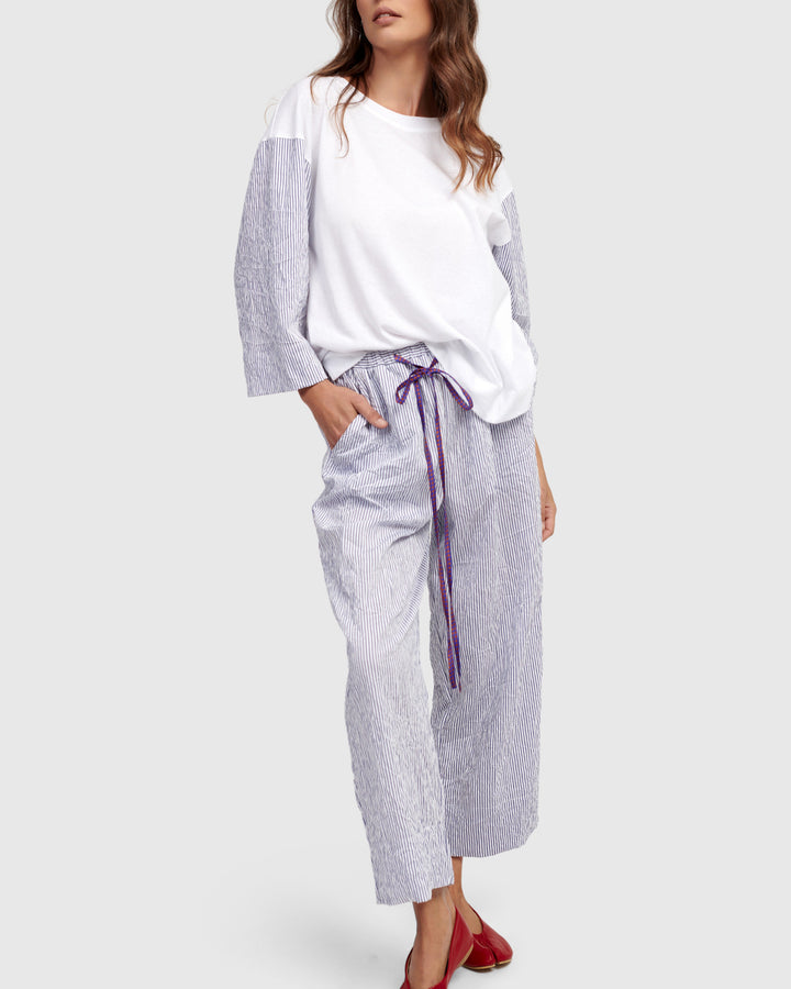 Miranda Lounge Pants, Cerulean