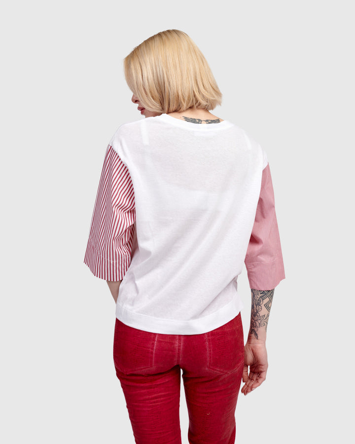 Picnic Pullover Tee, Red