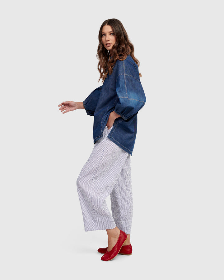 Miranda Lounge Pants, Cerulean