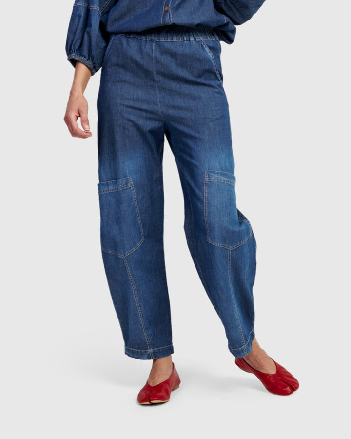 Papaya Relaxed Pants, Denim