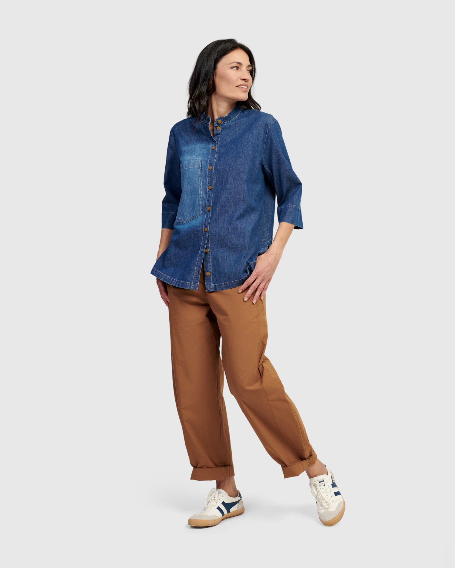 Windjammer Barrel Pants, Ochre – Alembika U.S.