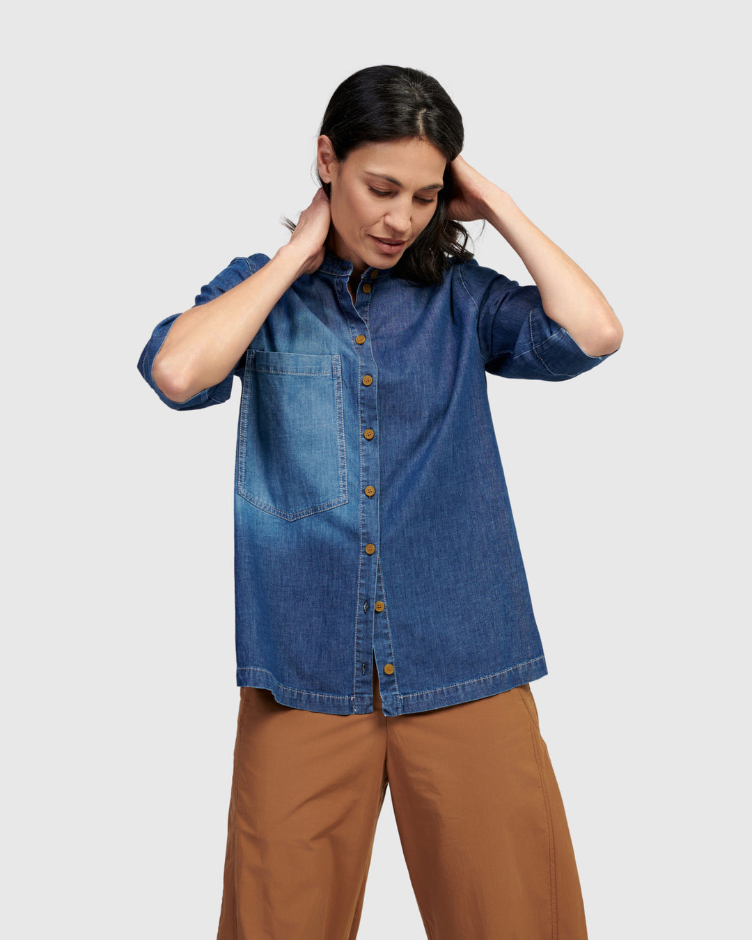 Atelier Button Down Shirt, Denim