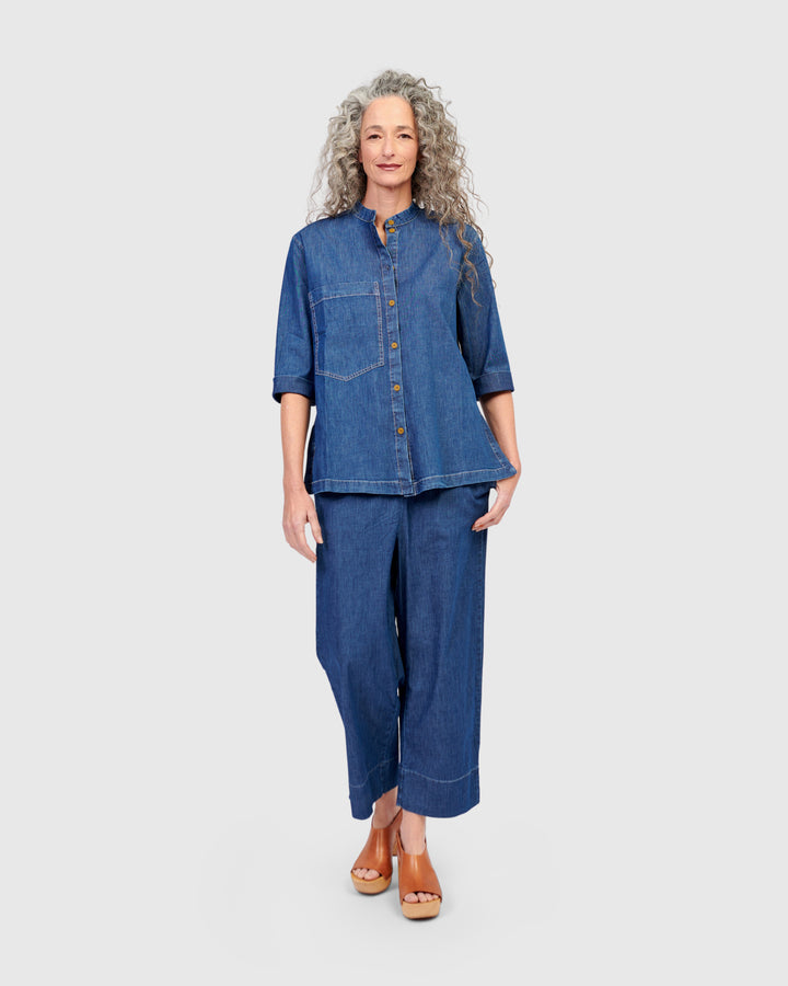 Atelier Button Down Shirt, Denim