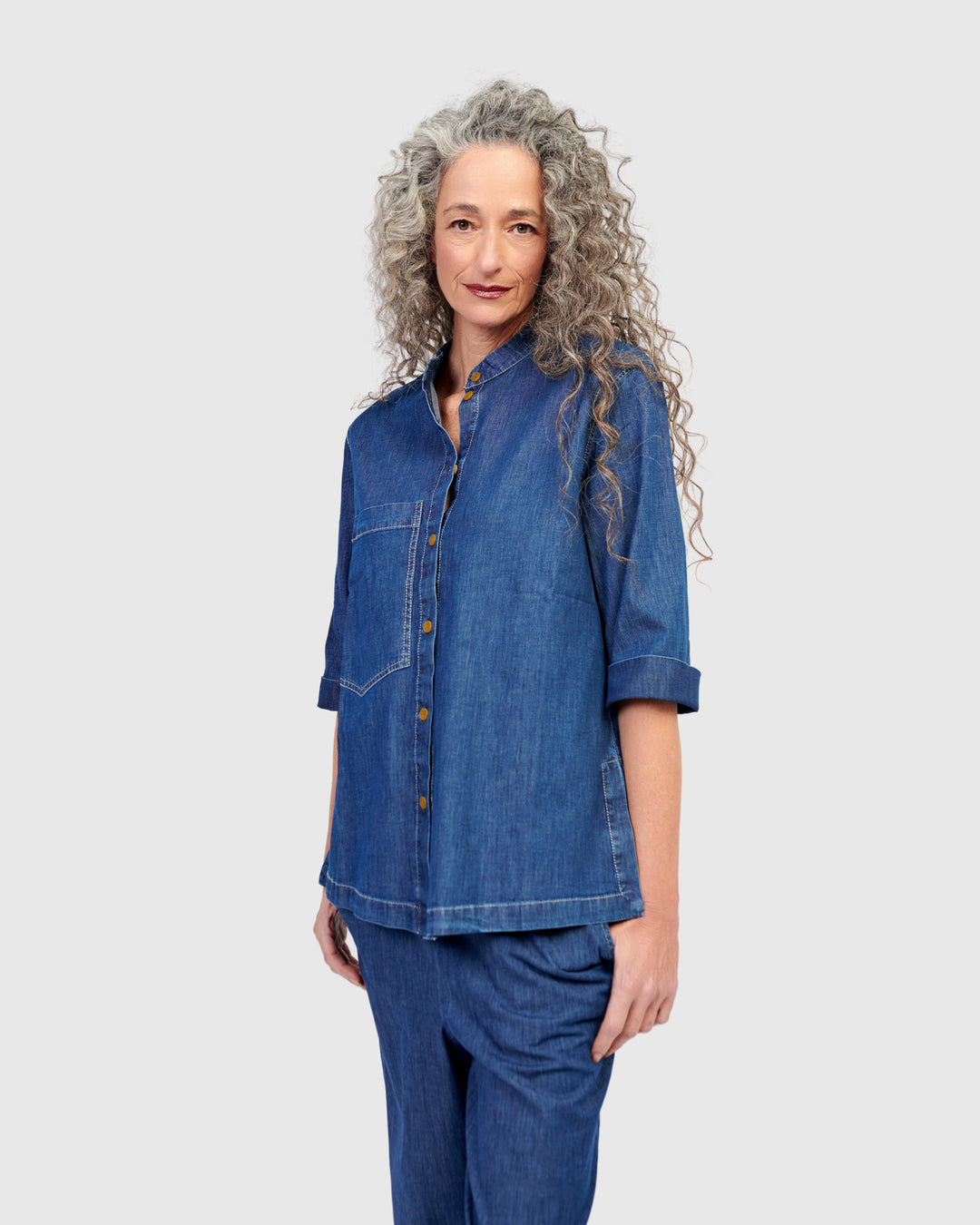 Atelier Button Down Shirt, Denim