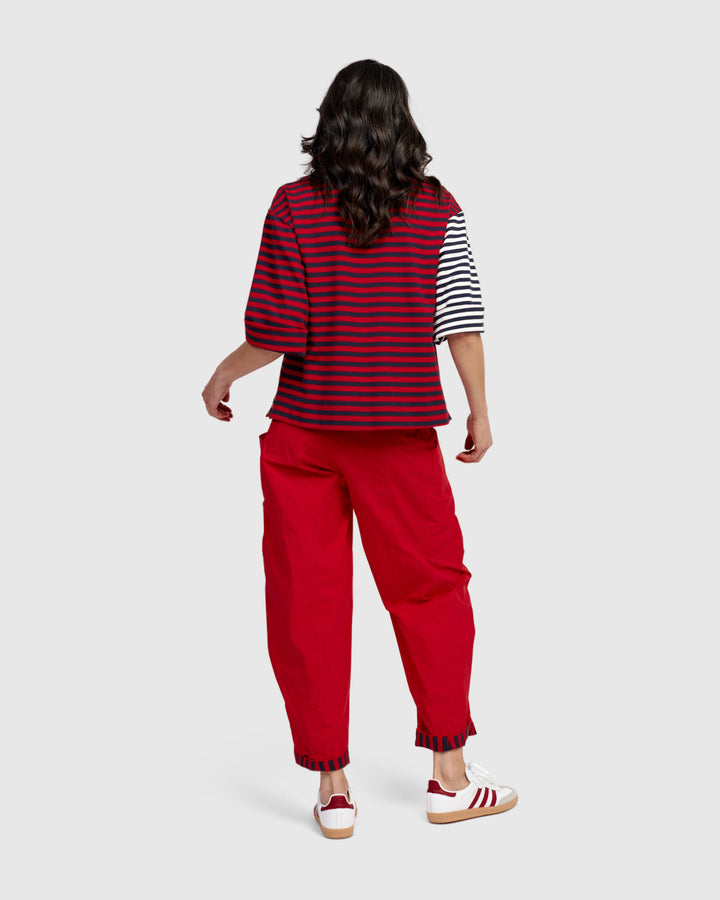 Aliyah Easy Tee, Stripes