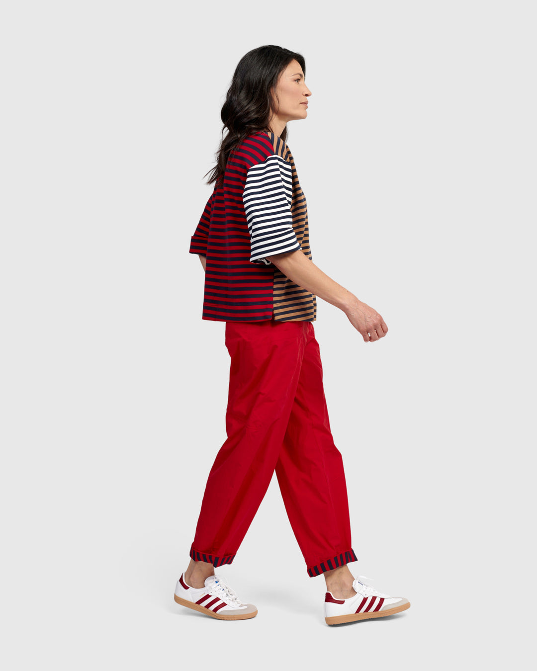 Aliyah Easy Tee, Stripes