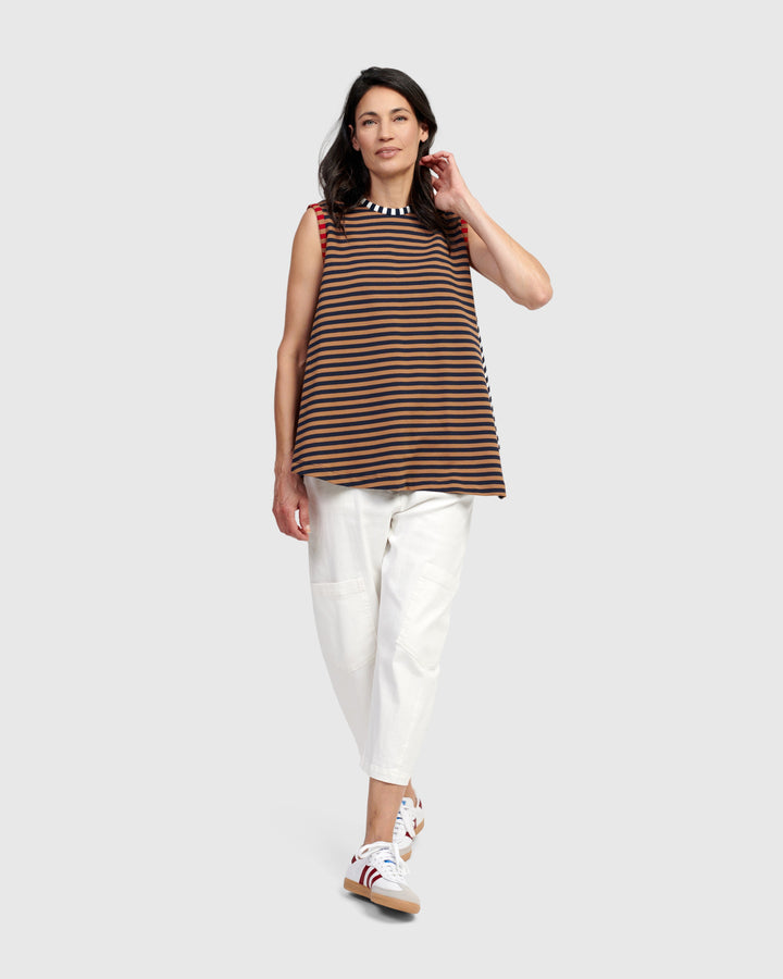 Circus Swing Top, Stripes